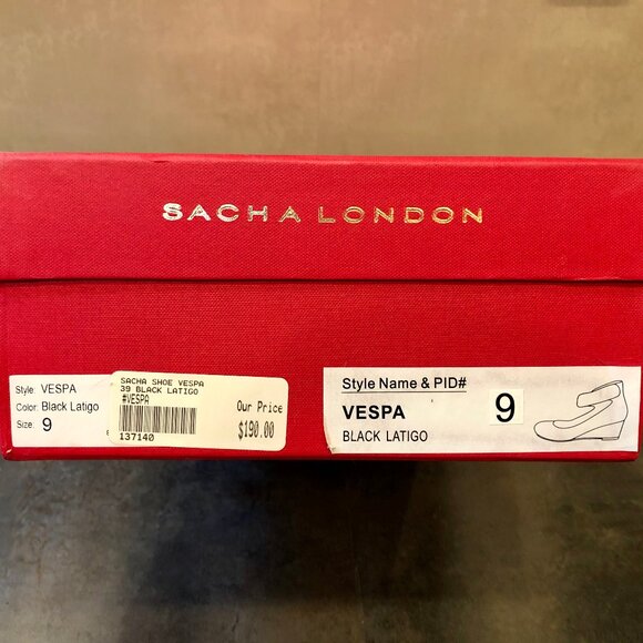 Black Wedge Vespa Shoe - Picture 10 of 10